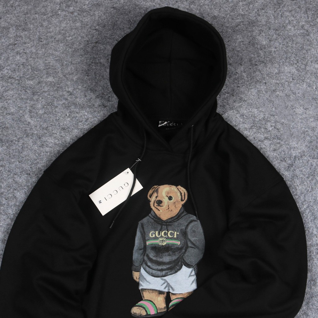 Áo Hoodie Gucci In Hình Gấu Thời Trang Cho Nam