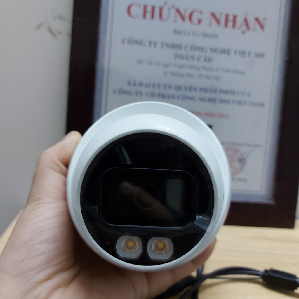 [Chính Hãng] Camera  2MP Full Color DAHUA HDW1239TP-A-LED Có Mic BẢO HÀNH 24 Tháng Tem DSS