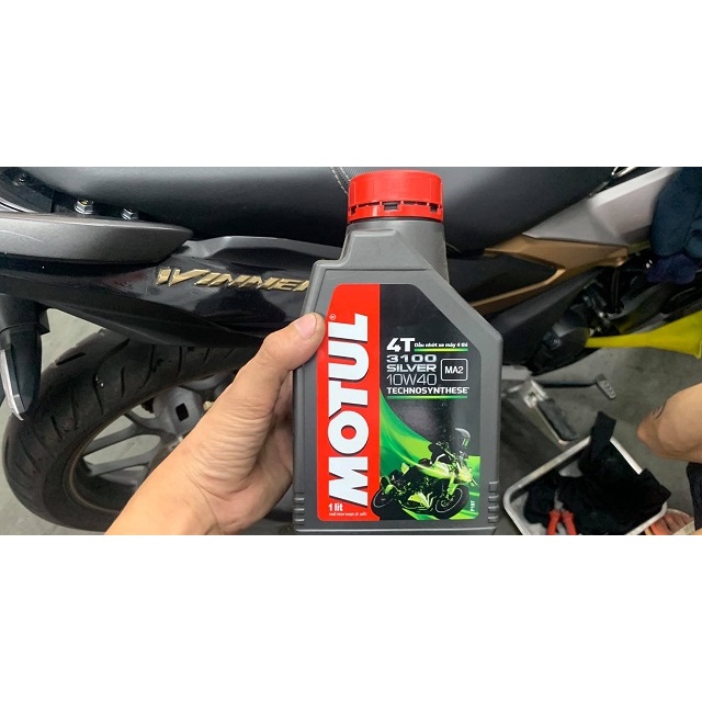 Dầu nhớt Motul Silver 10W40 bán tổng hợp cho xe số