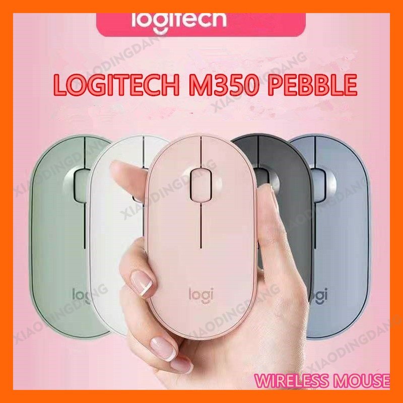 Chuột Bluetooth Logitech M350 Pebble Không Dây Mỏng Và Yên Tĩnh Cho Máy Tính Bảng/Laptop/Điện Thoại