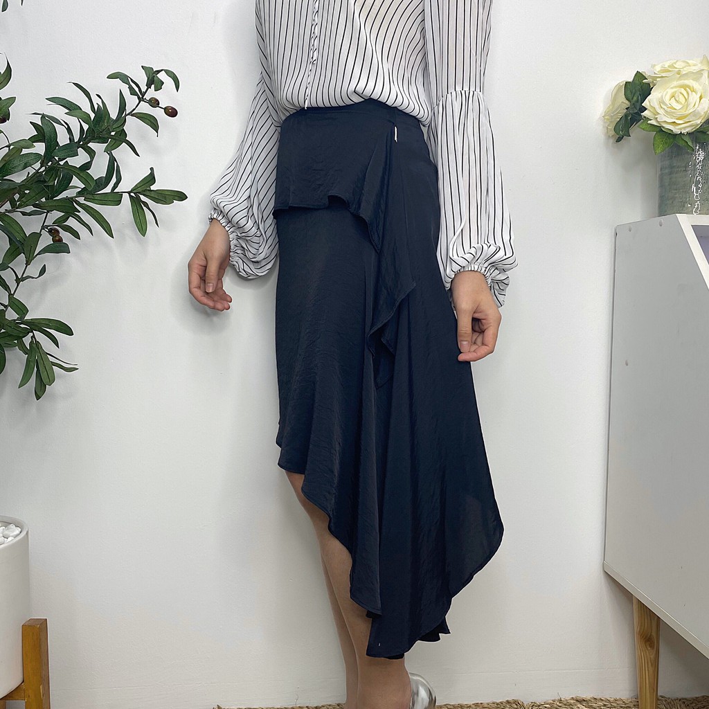 Chân váy dài vạt lệch 20Again JDA2385 | BigBuy360 - bigbuy360.vn
