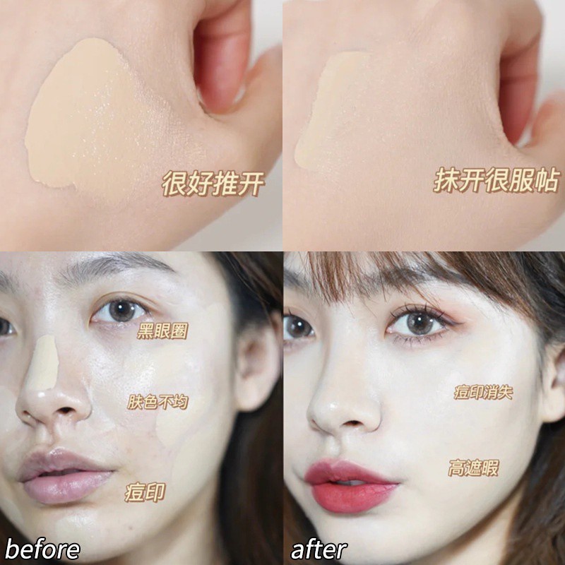 [Hàng mới về] Kem che khuyết điểm Xixi chống nước che phủ mụn tàn nhang quầng thâm chứa thành phần dưỡng ẩm | BigBuy360 - bigbuy360.vn