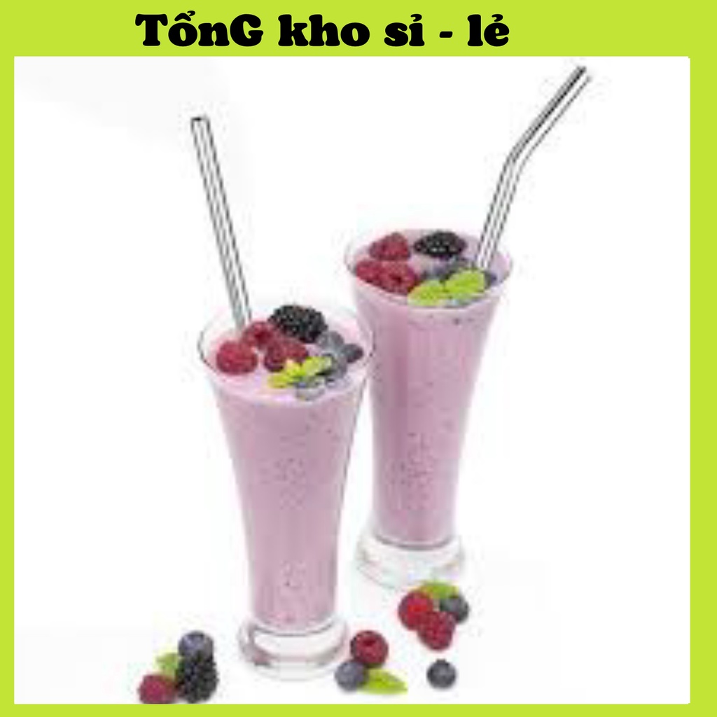 Set 2 Ống Hút Inox Kèm Cọ Rửa Thân Thiện Môi Trường 2241 Tổng Kho Sỉ vp88
