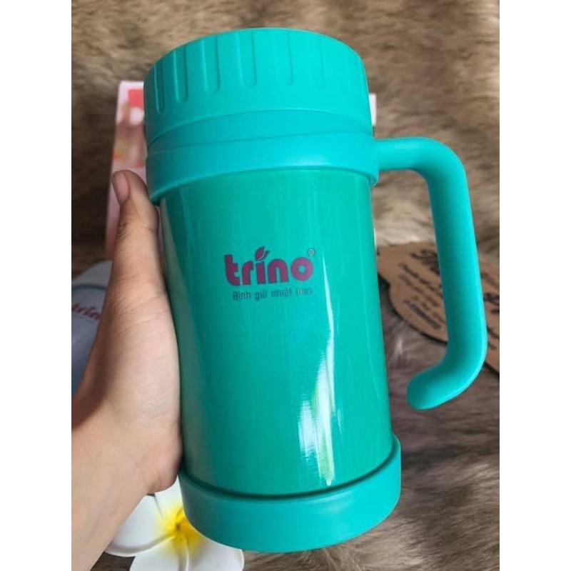 Bình giữ nhiệt Inox có tay cầm Trino 500ml