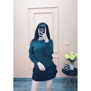 Áo len tay bồng