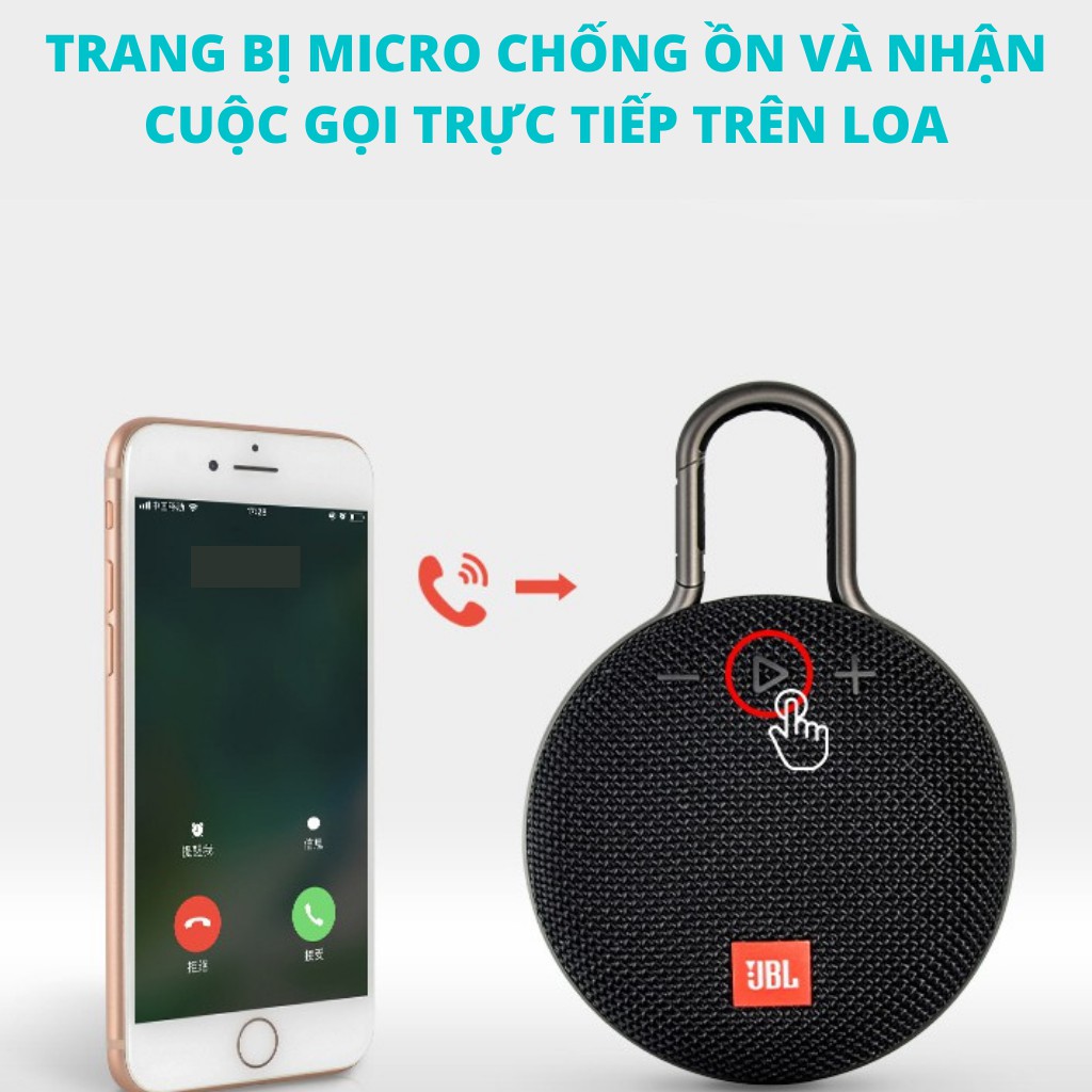 Loa Bluetooth JBL CLIP 3 chính hãng nobox new 100% - bảo hành 6 tháng đổi mới - duystore