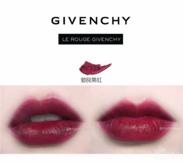 Son Givenchy unbox có sẵn số lượng siêu ít các màu 304,305,306,307,315,325,326