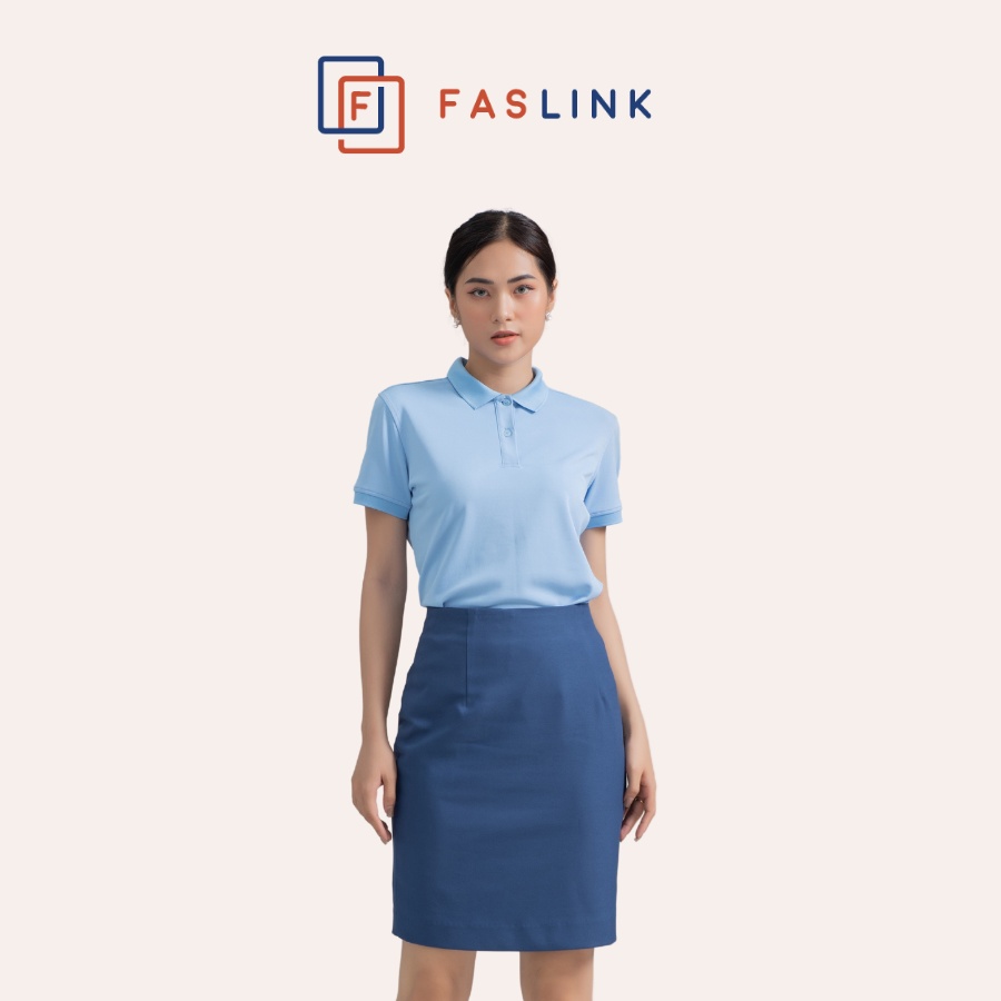 Áo Polo Nữ Faslink Chất Liệu Vải Cá Sấu Poly