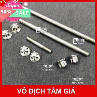 HCM- [Rẻ Vô Địch] - (3395) - Bộ Cốt Trục Trước Sau + Cốt Phuộc + 6 Tán Salaya Gắn Xe Exciter 135 (2011 - 2014)