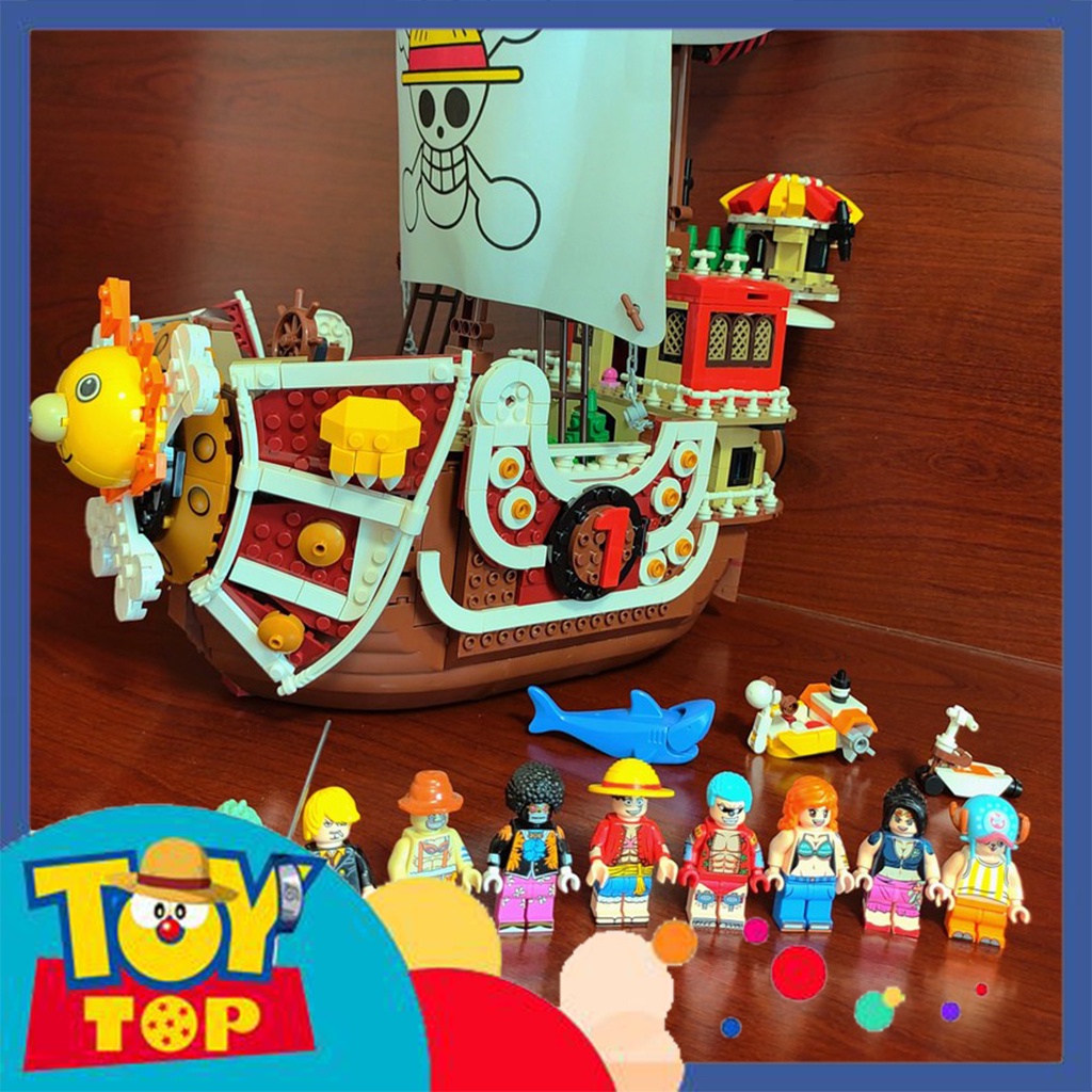 Đồ chơi lắp ráp xếp hình ghép One Piece : Tàu thuyền của Băng mũ rơm Luffy THOUSAND SUNNY SHIP khổng lồ SY6298