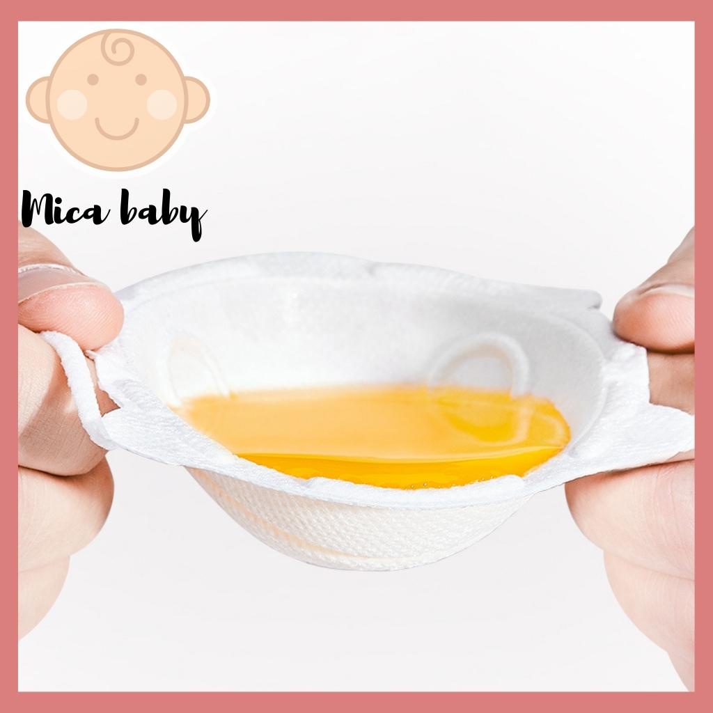 Khẩu trang kháng khuẩn Uni Mask hình gấu đáng yêu cho bé từ 1 - 3 tuổi M01 Mica Baby  ( set 3 chiếc)