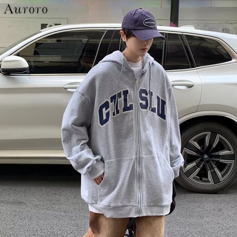áo hoodie dây kéo from rộng thời trang áo hoodie nam bông trẻ tuổi hoodie unisex hoodie phong cách Hàn Quốc áo dài tay áo khoác hoodie