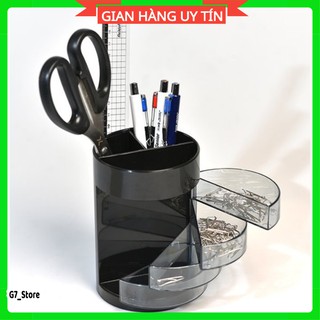 Hộp đựng bút PS01, Hộp cắm bút nhựa để bàn