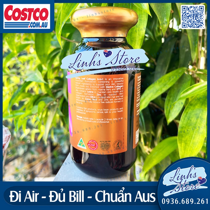 Springleaf Inner Beauty Collagen 6-in-1 - 90 viên - Úc | linhsstore