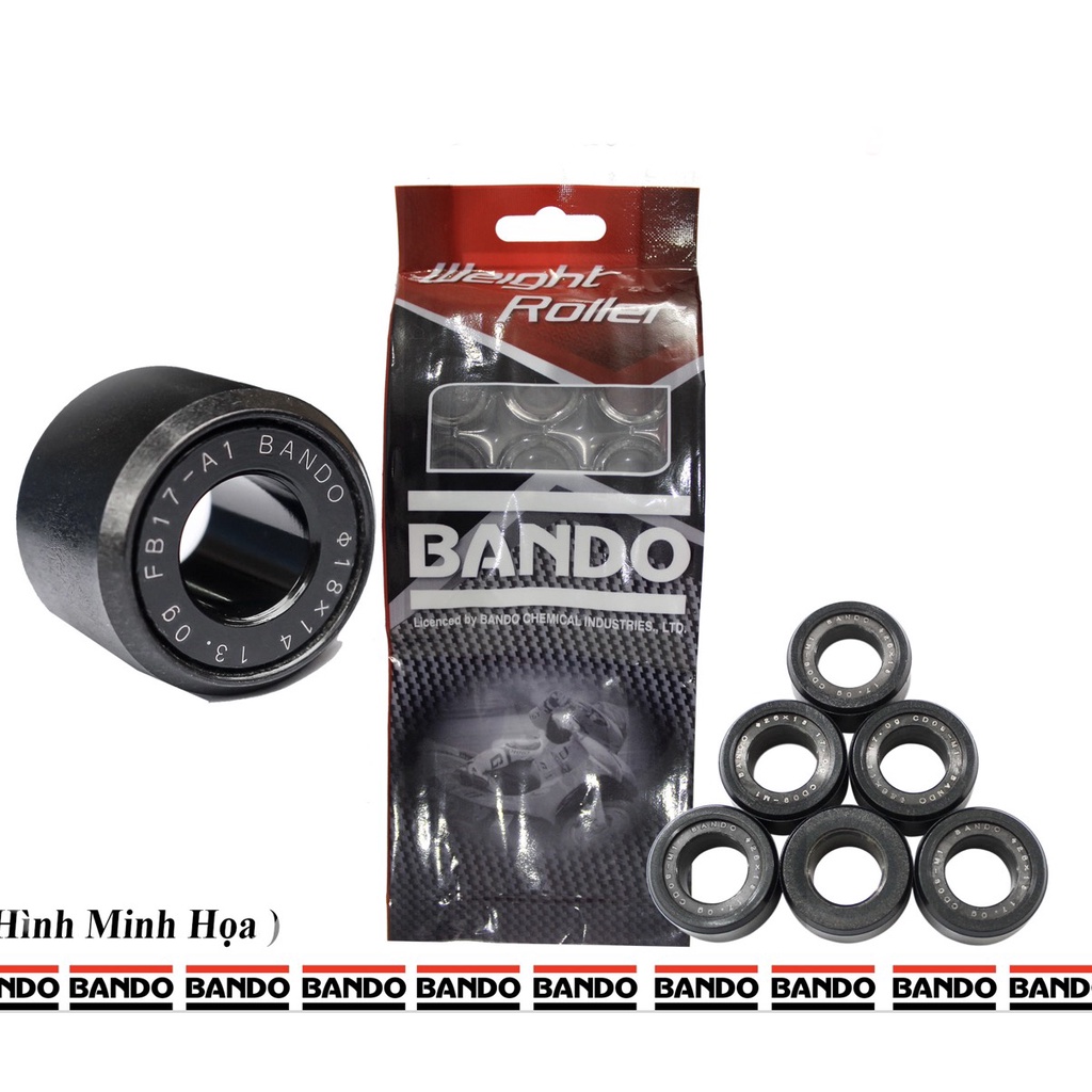 Bi nồi Bando Độ Honda Vario, AB125, PCX, SHVN, SH Ý, Click 125, SH Mode ( 11g,12,2g, 13g, 15.9g, 18g )