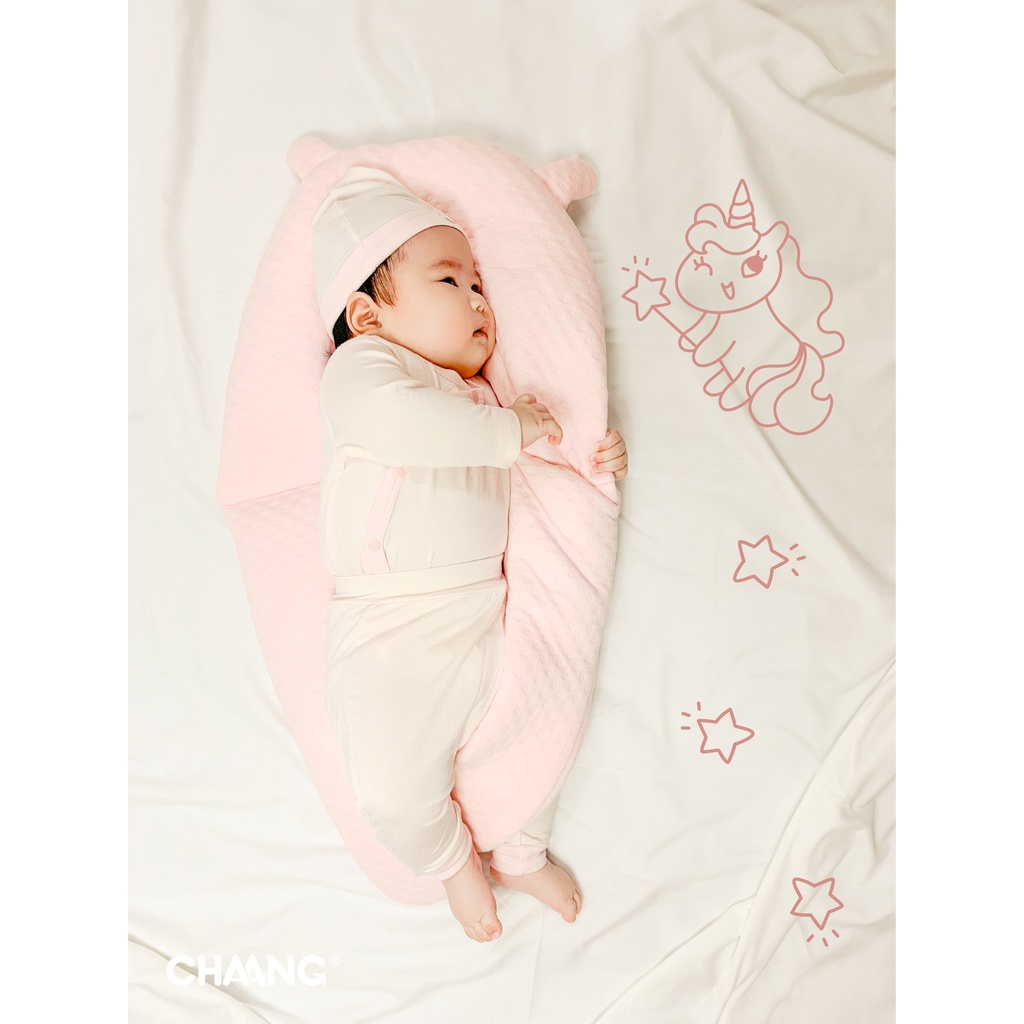 Bộ gối Cuddleme cho bé Pony Dino CHAANG