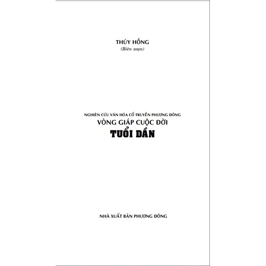 Sách ND - Vòng giáp cuộc đời Tuổi Dần (B20)