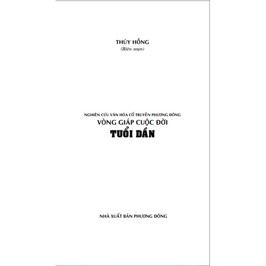 Sách ND - Vòng giáp cuộc đời Tuổi Dần (B20)