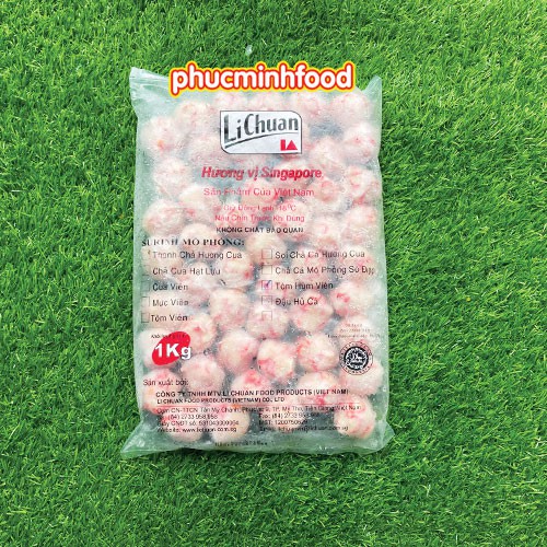 Tôm Hùm Viên Lichuan Singapore gói 500gram, 100gram
