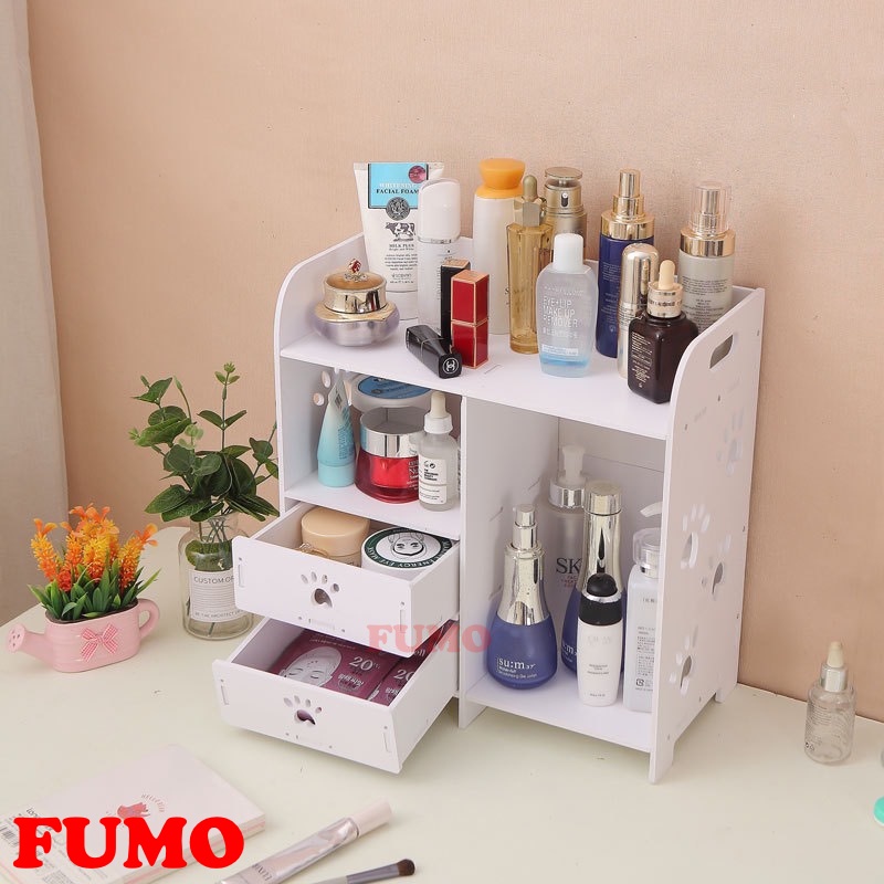 Kệ mỹ phẩm chân chó kệ để đồ trang điểm cao cấp đa năng tiện lợi FUMO SP007-SP009