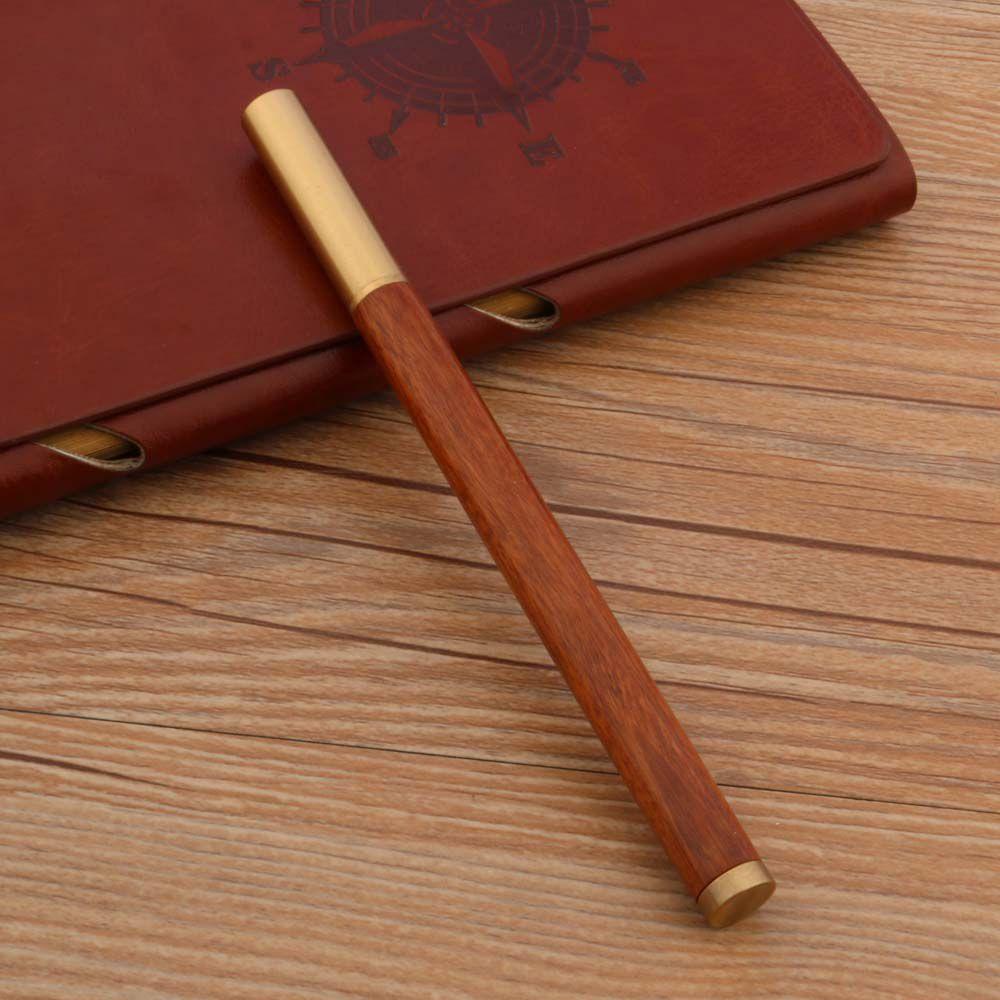 Bút Bi Mực Đen Bằng Đồng Thau Siêu Bền Dùng Làm Quà Tặng Cho Bé|Bút Bi Lăn Gỗ Chuyên Dụng Chất Lượng Cao