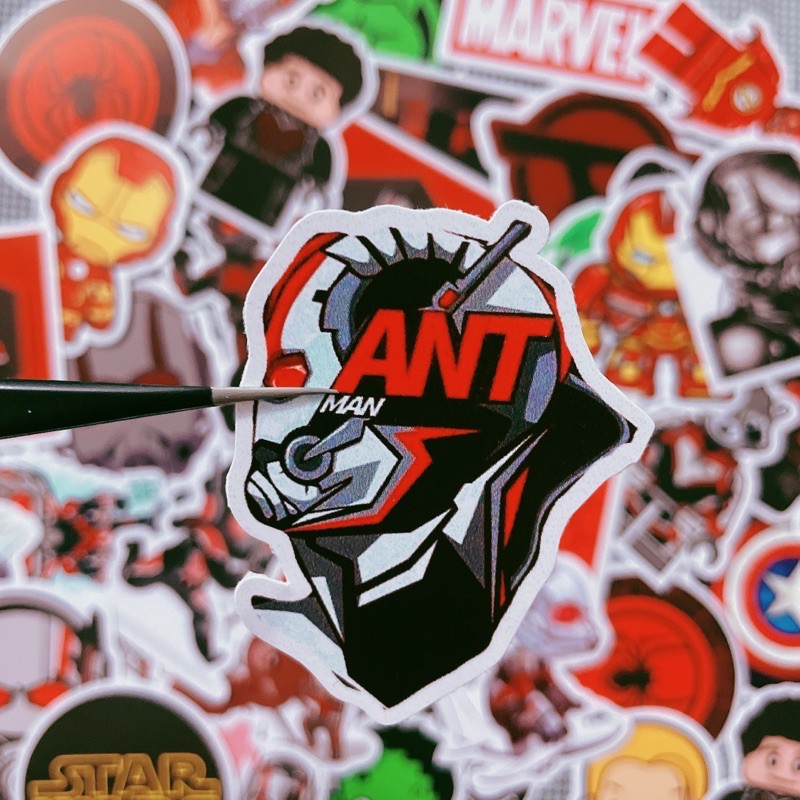 Sticker ủi nhiệt trực tiếp lên vải hình Avenger Mavel Ant Man