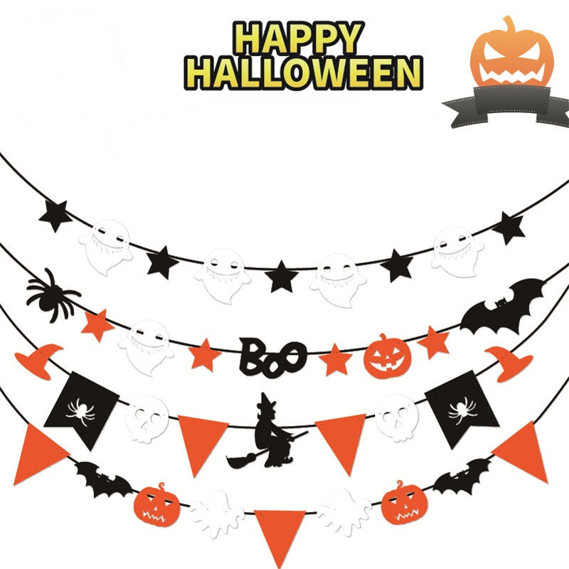 Túi Giấy Jacquard Thủ Công Dùng Làm Đạo Cụ Trang Trí Halloween Cho Bé Mẫu Giáo