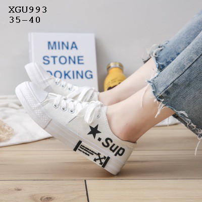 XGU993 XẢ HÀNG  Giày sneaker nữ cá tính