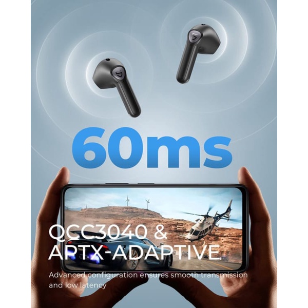 Tai Nghe True Wireless Earbud Soundpeats Air3 | Hàng Chính Hãng | Bảo Hành 12 Tháng | Trần Du Audio