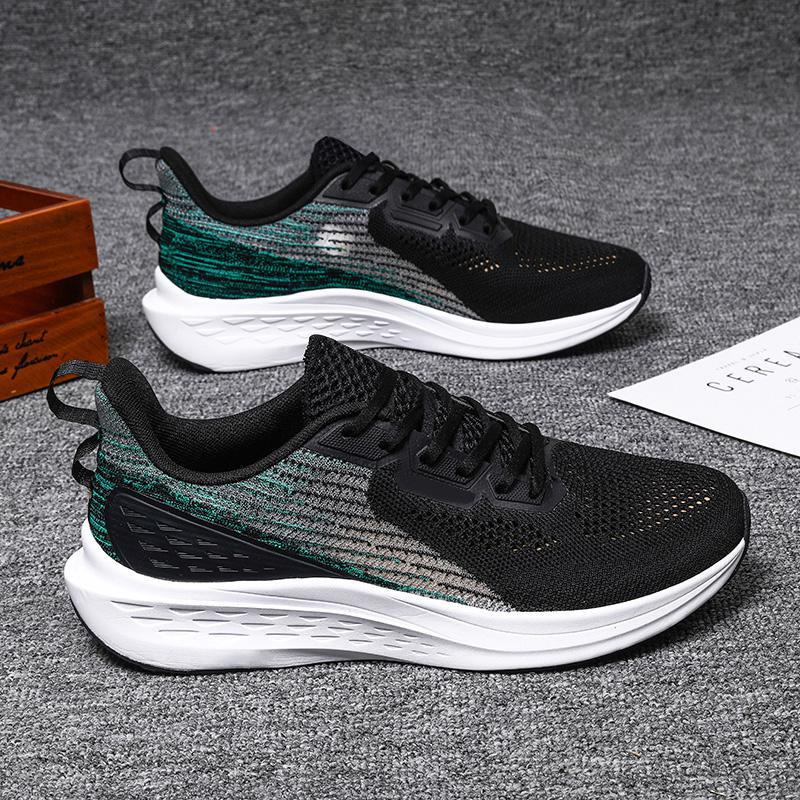 Giày Thể Thao Nam MENDO - Sneaker Màu Đen - Xám, Giày Thể Thao Hoạt Động Ngoài Trời, Thoáng Khí - G5416