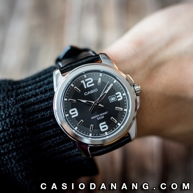Đồng hồ nam dây da Casio chính hãng Anh Khuê MTP-1314L-8AVDF