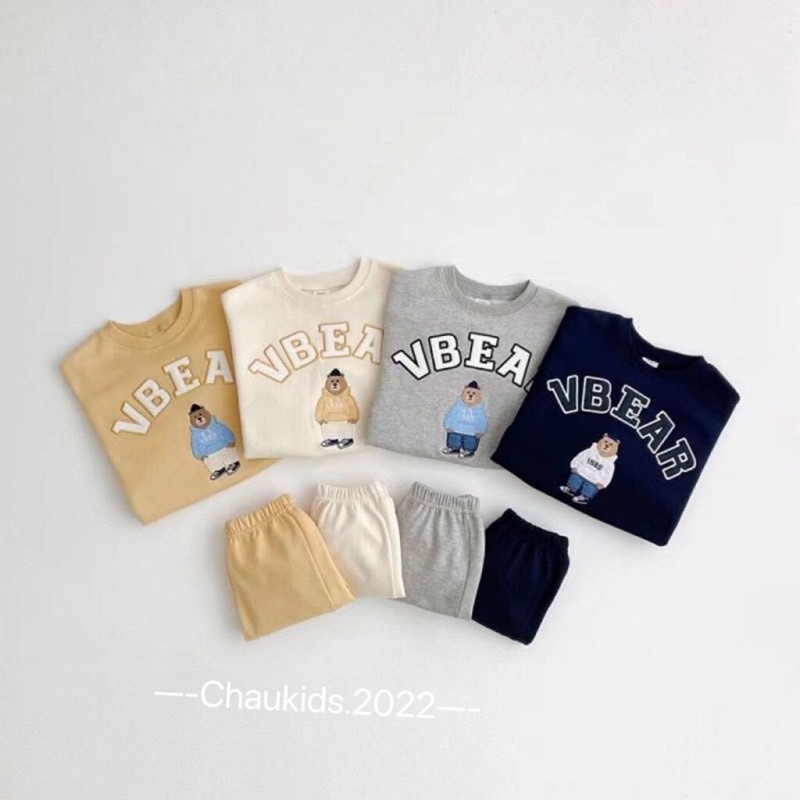 {Hàng Bán Shop} Đồ bộ dài tay thu đông bé trai chất nỉ da cá xịn, bộ quần áo dài tay, quần áo trẻ em