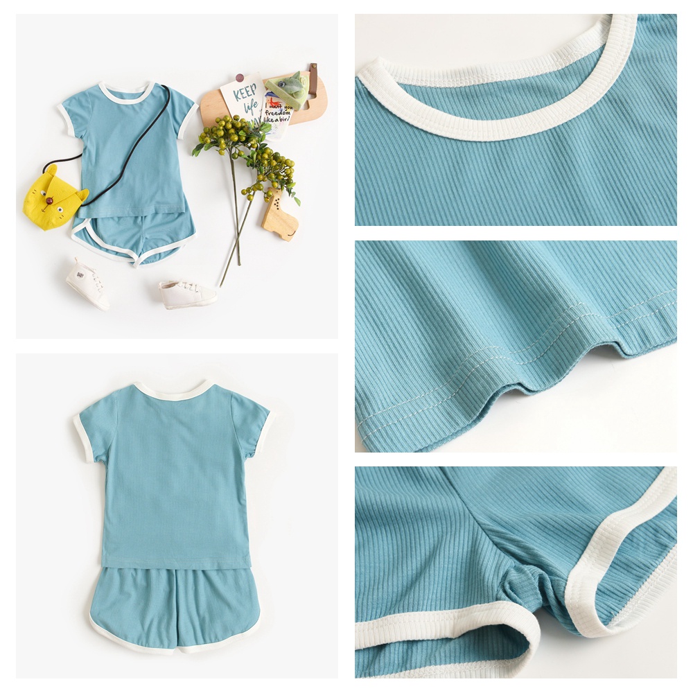 Set đồ thể thao 2 mảnh Sanlutoz thời trang thường ngày cho trẻ