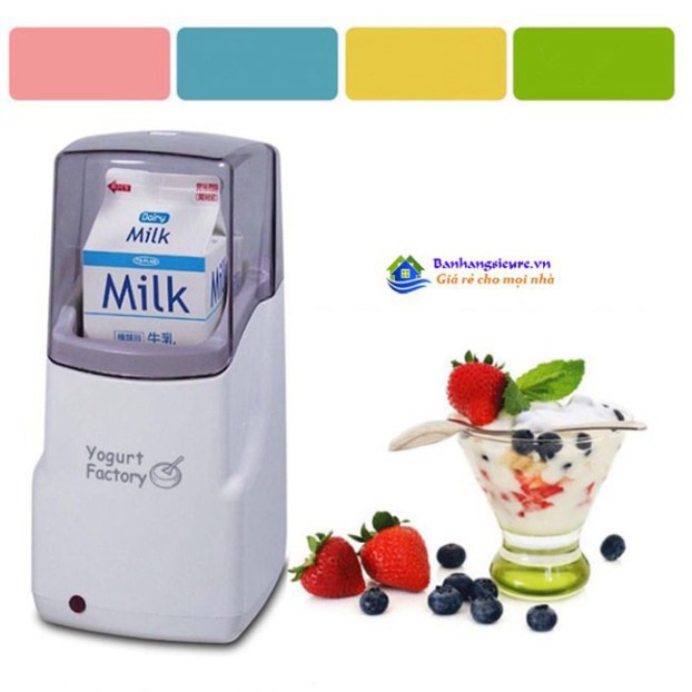 Máy Làm Sữa Chua Nhật Bản Tại Nhà Yogurt Maker, 3 Nút Tự Động Công Nghệ Mới