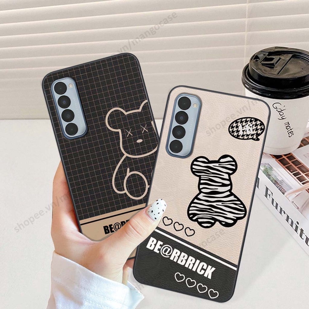 Ốp lưng Oppo Reno4 / Reno4 Pro / Reno 4 in hình happy nice, bé gấu đáng yêu