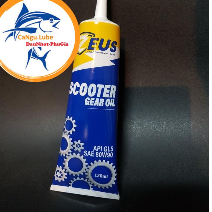 Nhớt Hộp Số Xe Ga Cao Cấp US Scooter Gear SAE 80W90, nhớt lap xe tay ga US 120ml ưu đãi-DauNhot-PhuGia-