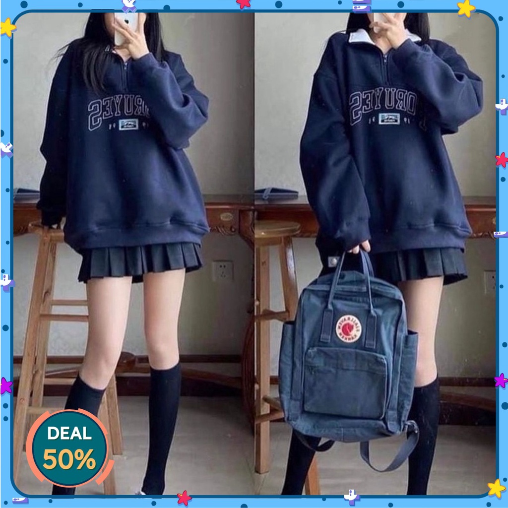 Áo sweater nỉ nam nữ form rộng unisex dài tay Foruyes SamsamShopx , áo Hoodie nam nữ chất đẹp | BigBuy360 - bigbuy360.vn