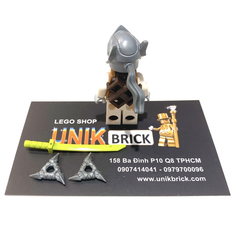 Lego UNIK BRICK Overwatch Genji Ninja kiếm xanh chính hãng