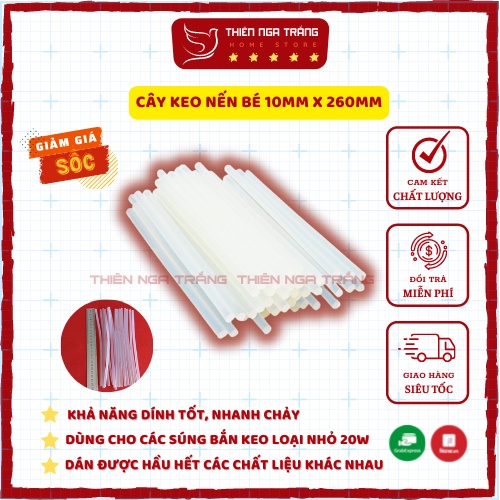 Keo Nến To Loại Tốt Dùng Cho Súng Bắn Keo To  1cm x 26cm