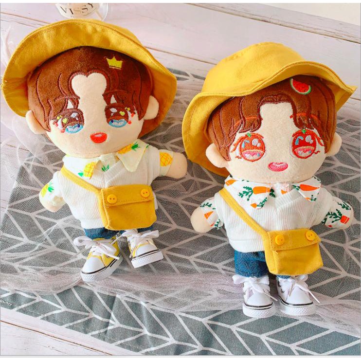 Set outfit gile lẻ cho doll 20-22cm