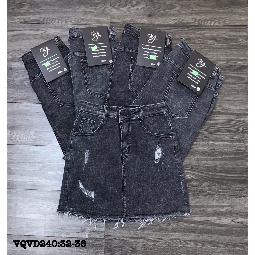 Chân váy Jeans Bigsize VQVD-240 Size 32-36