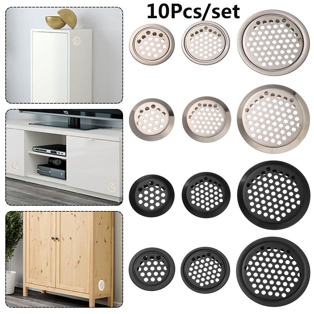Set 10 Vỏ Bọc Lỗ Thông Gió Cho Đồ Nội Thất Tủ Giày Dép