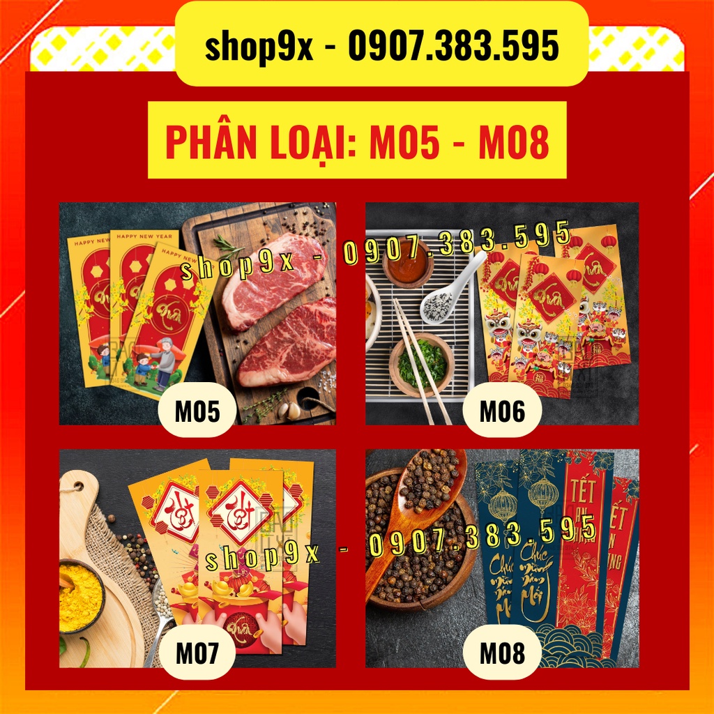 Bao Lì Xì Tết 2023 Rẻ Đẹp Nhiều Màu