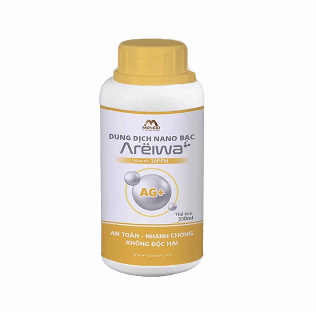 Dung dịch khử khuẩn NANO BẠC Y tế AREIWA 30ppm ( chai 1 lít)
