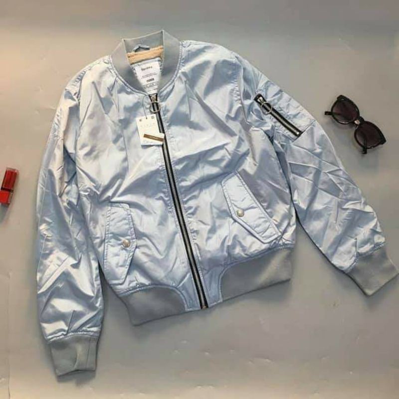 Bomber Jacket Bsk lót lông cừu