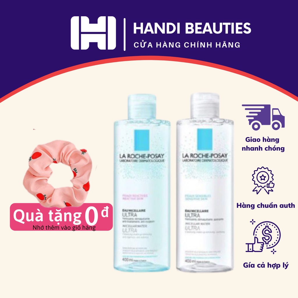 Nước Tẩy Trang La Roche Posay Dành Cho Da Dầu, Nhạy Cảm, Mẫn Cảm Micellar Water Ultra 400ml