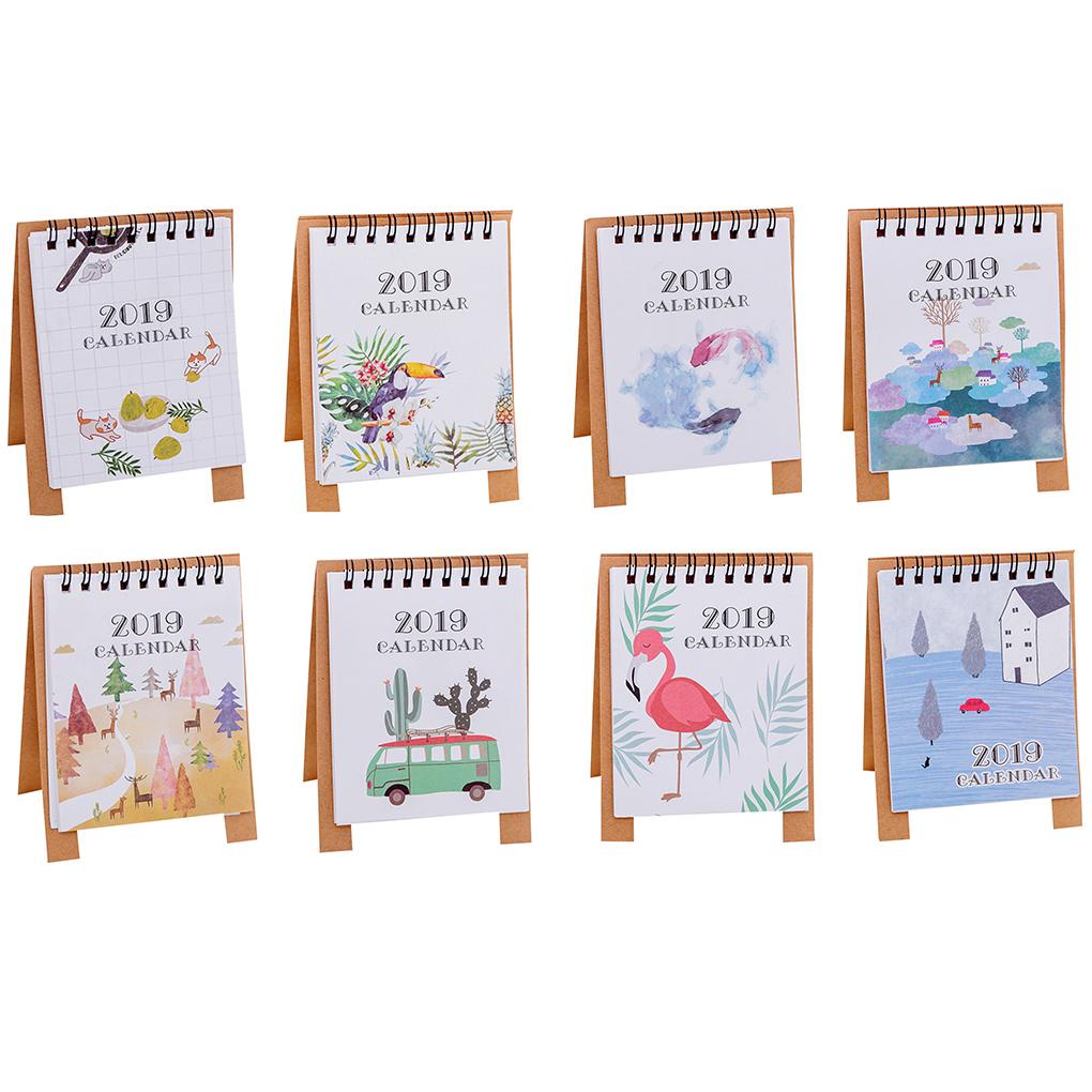 Lịch Để Bàn Dạng Đứng 2019 Tiện Dụng Cho Gia Đình / Văn Phòng