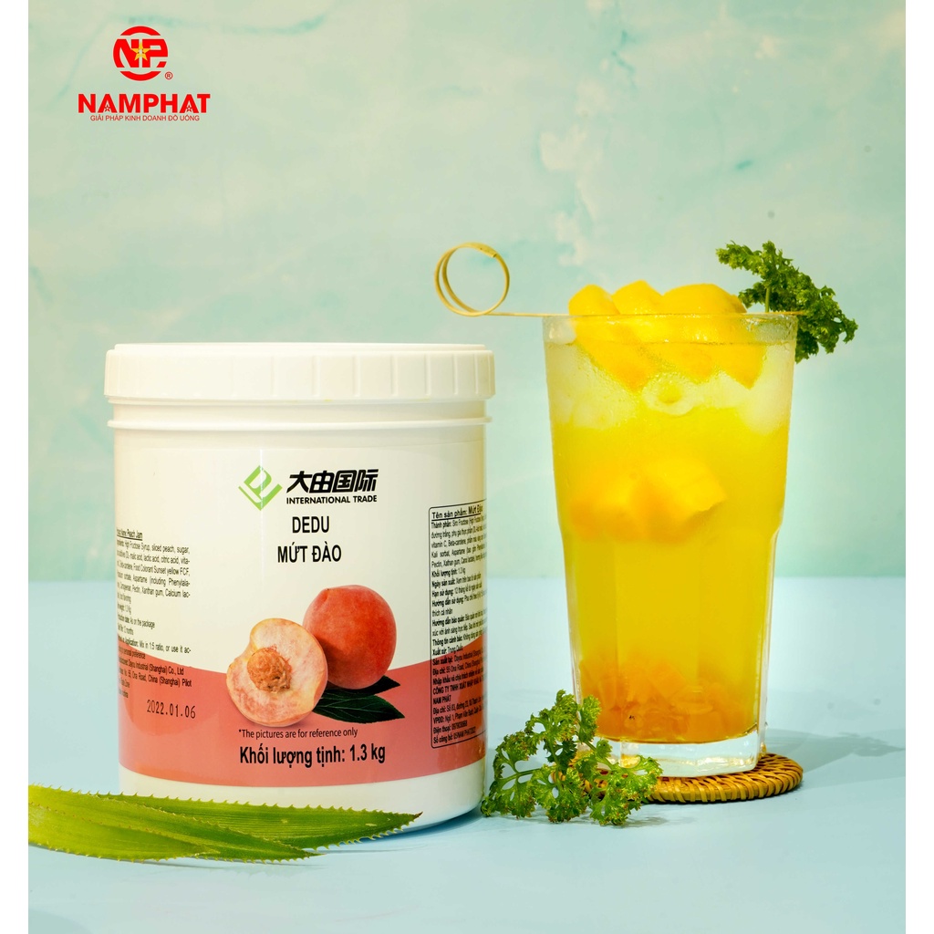 Mứt đào dedu 1,3kg