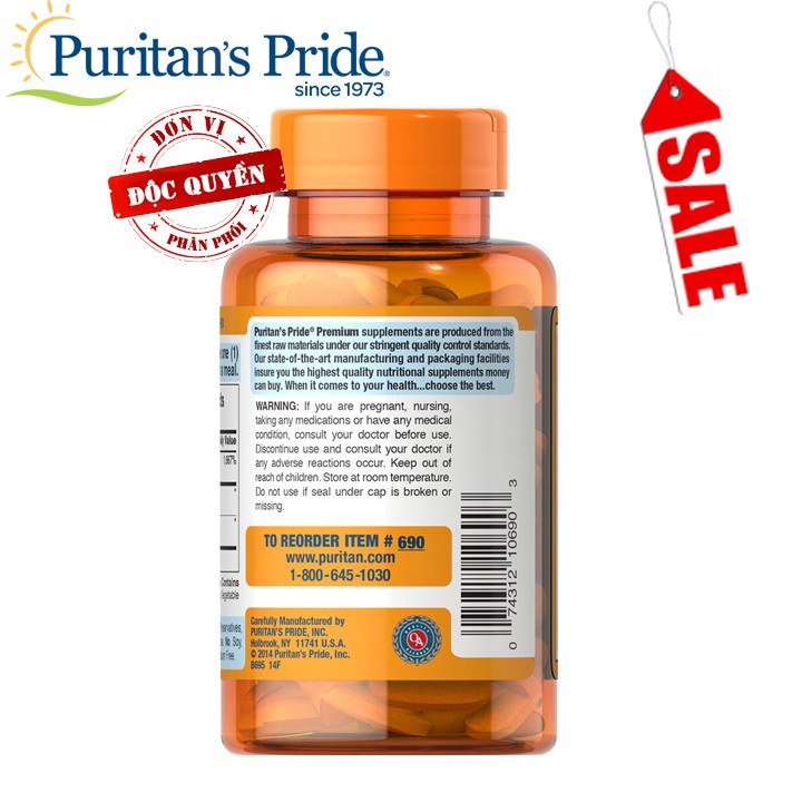 Vitamin C 1000mg Purritans Pride 100 viên | BigBuy360 - bigbuy360.vn