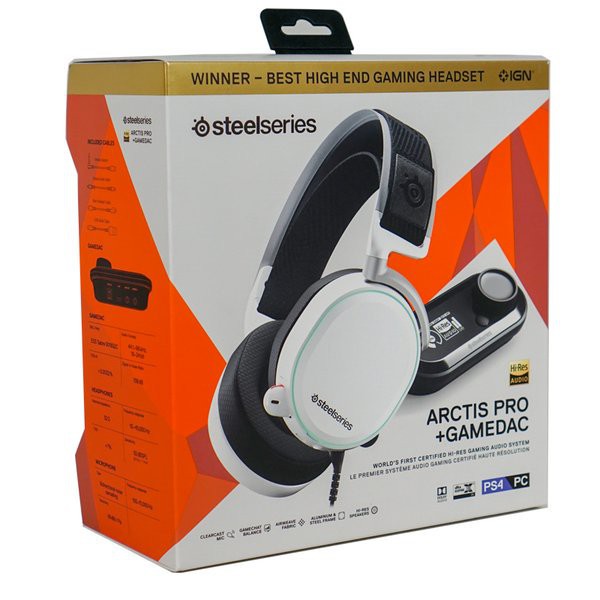Tai nghe Arctis Pro (RGB) with Game DAC White Hàng chính hãng